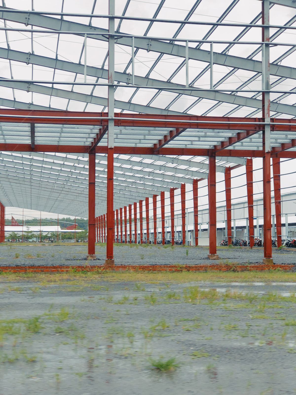 Industrial shed built with Vlife sections
